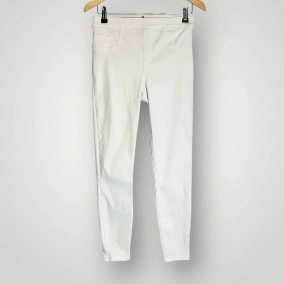 SPANX | Jean ish Ankle Leggings Denim Pull On Back Pockets 20018R EUC - Picture 4 of 10